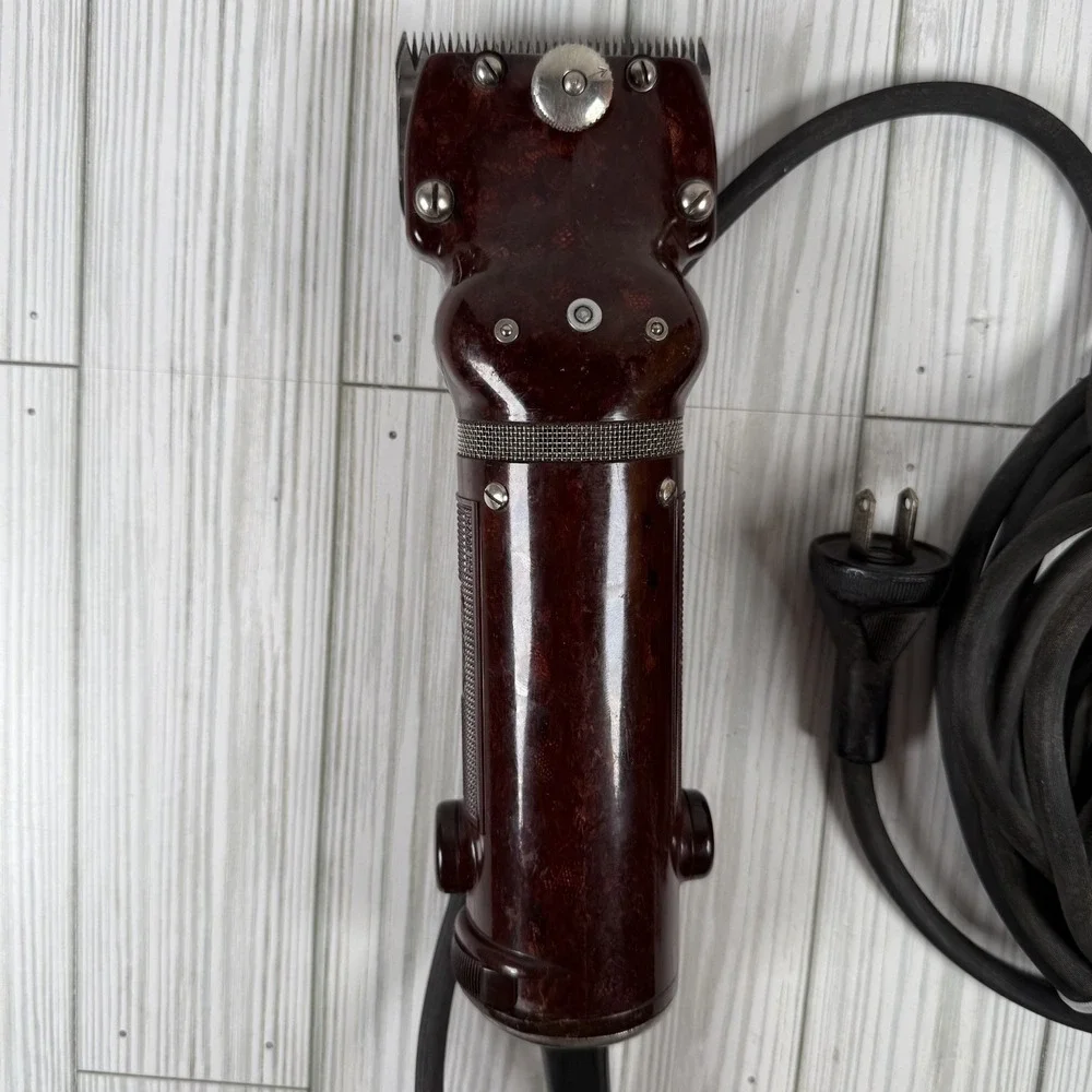 Vintage Oster Golden‎ A3 Horse/Animal Pet Clippers Adjustable Speed TESTED